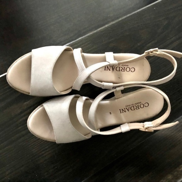 CORDANI Italian leather platform sandals - Picture 2 of 6